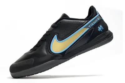 Nike Tiempo Legend 9 Pro IC - Black/Gold/Blue