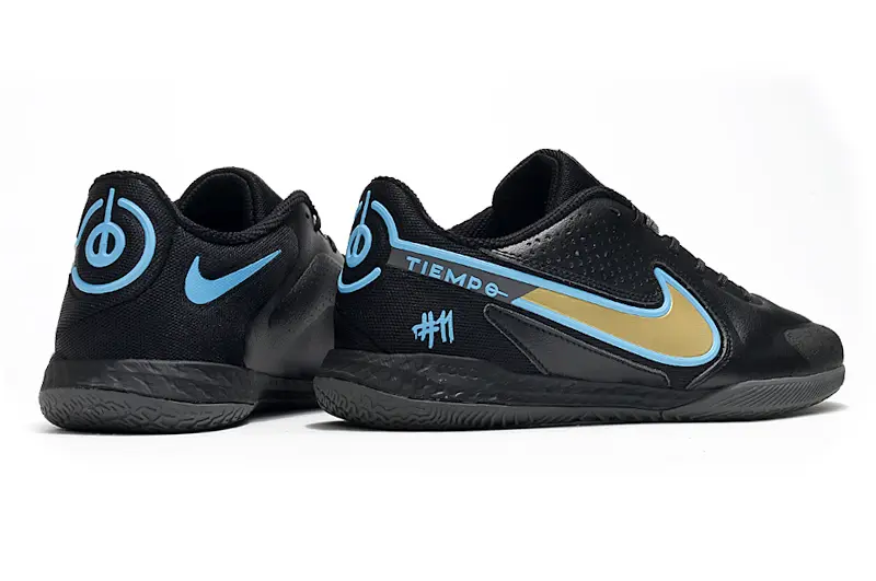 Nike Tiempo Legend 9 Pro IC - Black/Gold/Blue