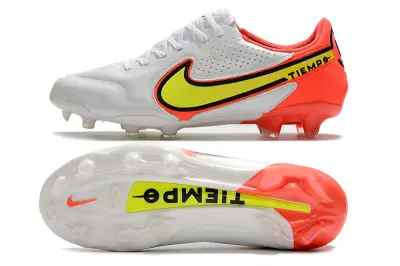 Nike Tiempo Legend 9 Elite FG - White/Electric Orange/Glow Green