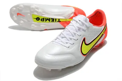 Nike Tiempo Legend 9 Elite FG - White/Electric Orange/Glow Green
