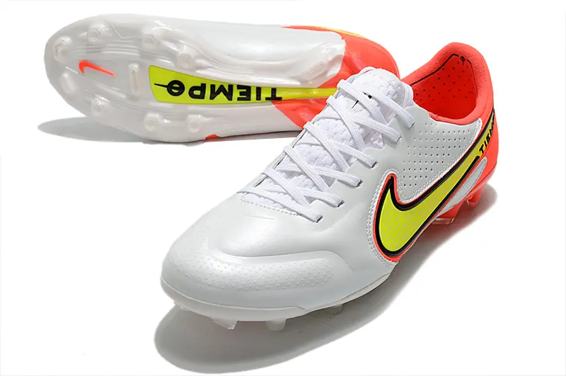 Nike Tiempo Legend 9 Elite FG - White/Electric Orange/Glow Green