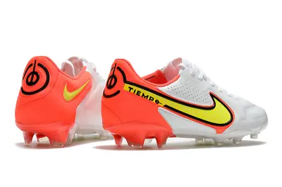 Nike Tiempo Legend 9 Elite FG - White/Electric Orange/Glow Green