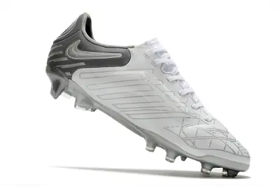 Nike Tiempo Legend 9 Elite FG - White/Silver Grey/Metallic Silver
