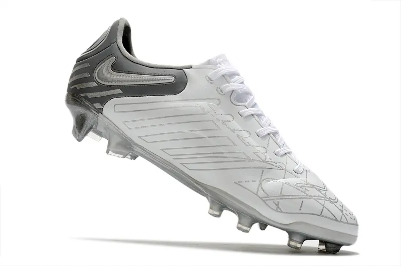 Nike Tiempo Legend 9 Elite FG - White/Silver Grey/Metallic Silver