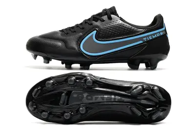 Nike Tiempo Legend 9 Elite FG - Black/Sky Blue/Graphite
