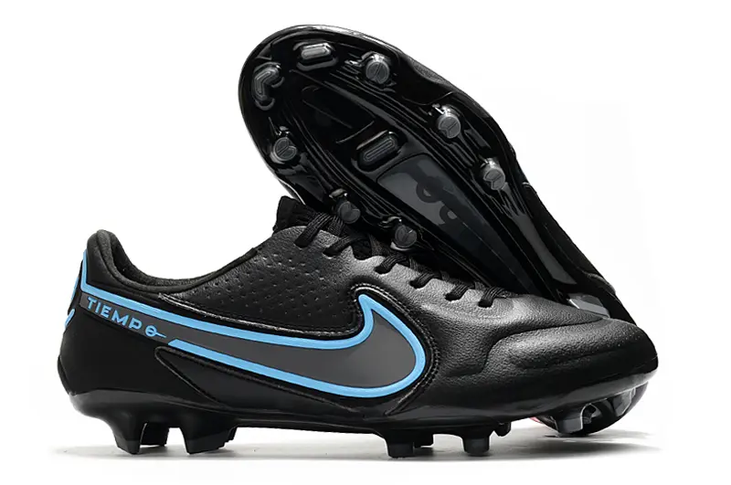 Nike Tiempo Legend 9 Elite FG - Black/Sky Blue/Graphite