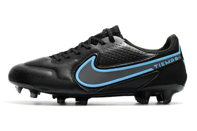 Nike Tiempo Legend 9 Elite FG - Black/Sky Blue/Graphite