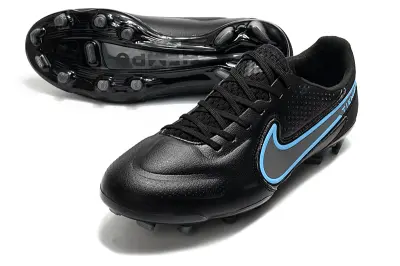 Nike Tiempo Legend 9 Elite FG - Black/Sky Blue/Graphite