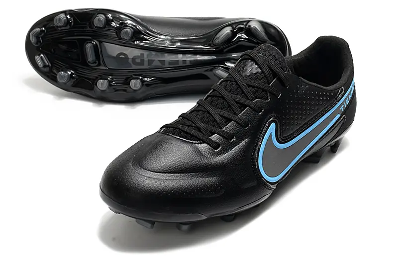 Nike Tiempo Legend 9 Elite FG - Black/Sky Blue/Graphite