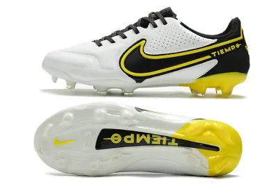 Nike Tiempo Legend 9 Elite FG - White/Black/Volt