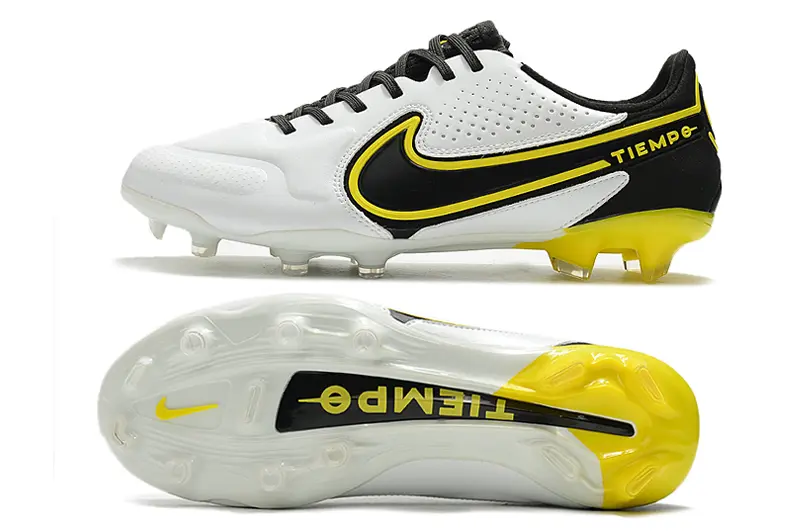 Nike Tiempo Legend 9 Elite FG - White/Black/Volt