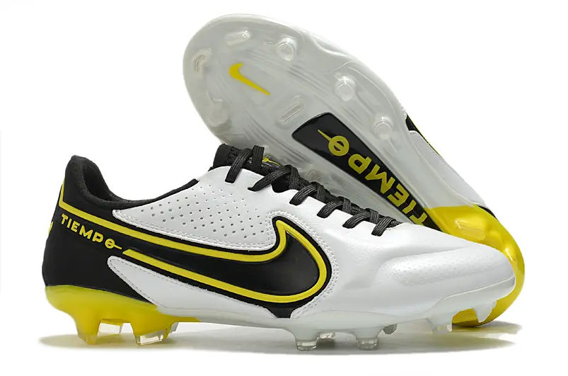 Nike Tiempo Legend 9 Elite FG - White/Black/Volt