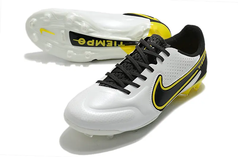 Nike Tiempo Legend 9 Elite FG - White/Black/Volt