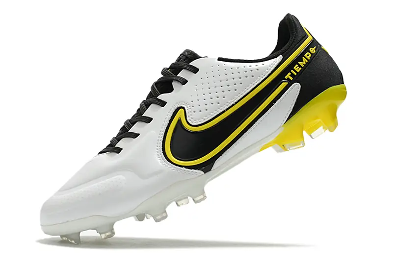 Nike Tiempo Legend 9 Elite FG - White/Black/Volt