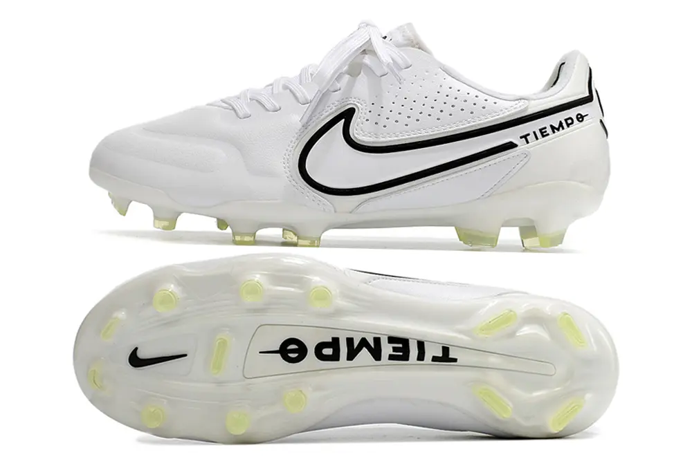 Nike Tiempo Legend 9 Elite FG - White/Black/Yellow