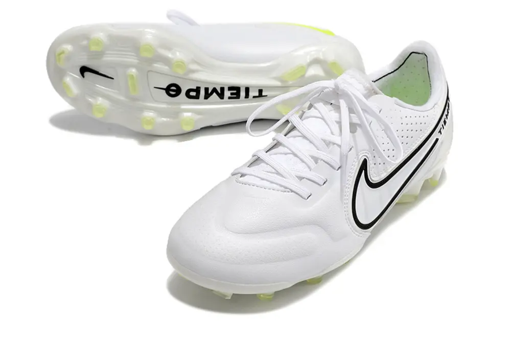 Nike Tiempo Legend 9 Elite FG - White/Black/Yellow