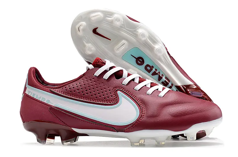 Nike Tiempo Legend 9 Elite FG - Red/Crimson Blaze/Aqua Mist
