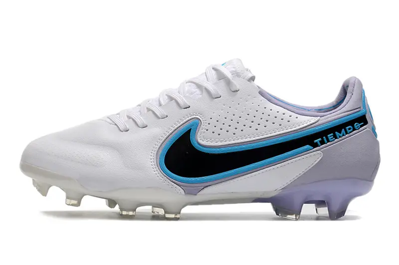 Nike Tiempo Legend 9 Elite FG - White/Sky Blue/Black
