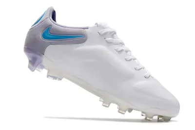 Nike Tiempo Legend 9 Elite FG - White/Sky Blue/Black