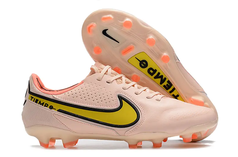 Nike Tiempo Legend 9 Elite FG - Pink/Sunny Yellow/Black