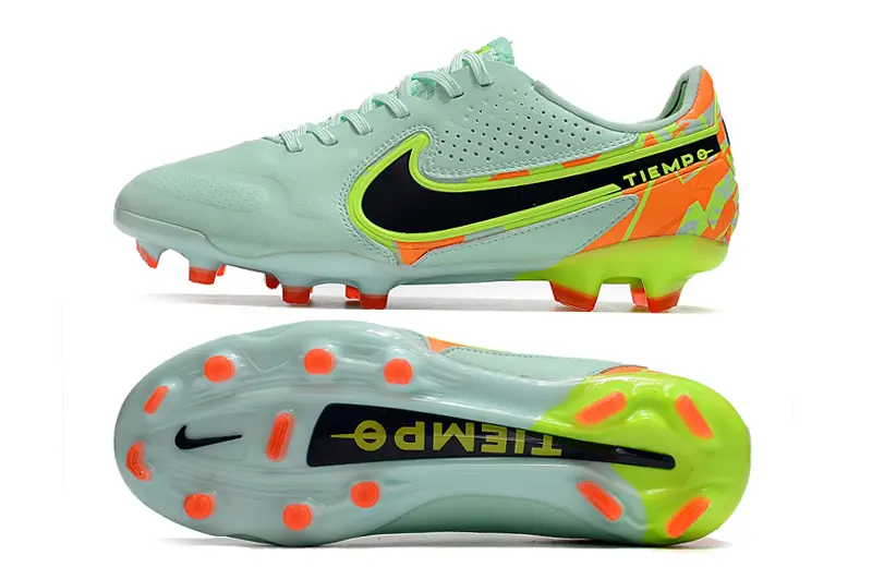 Nike Tiempo Legend 9 Elite FG - Mint/Electric Orange/Lime Green