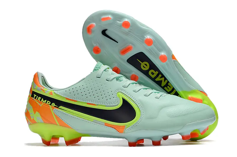 Nike Tiempo Legend 9 Elite FG - Mint/Electric Orange/Lime Green
