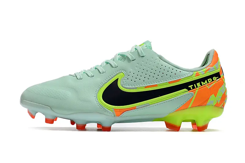 Nike Tiempo Legend 9 Elite FG - Mint/Electric Orange/Lime Green