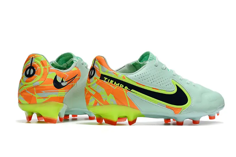 Nike Tiempo Legend 9 Elite FG - Mint/Electric Orange/Lime Green