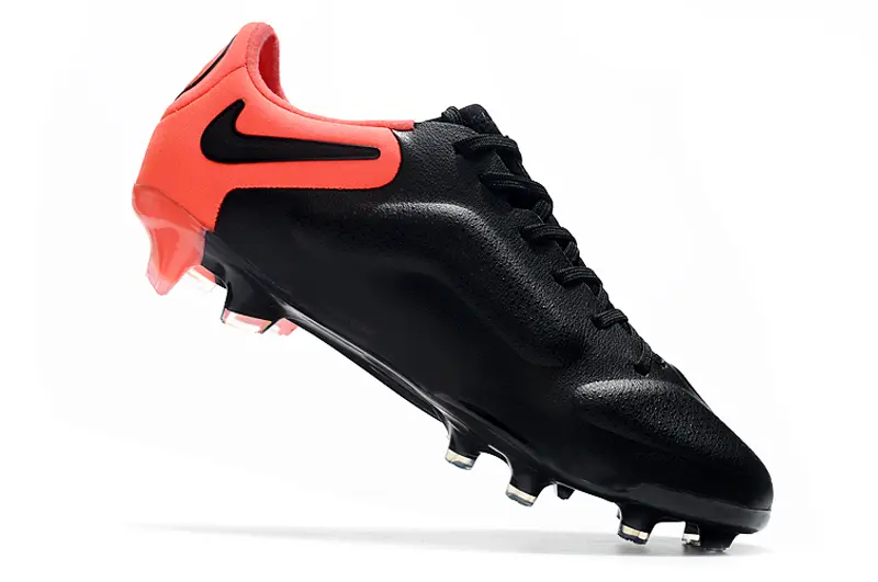 Nike Tiempo Legend 9 Elite FG - Black/Electric Yellow/Coral Red