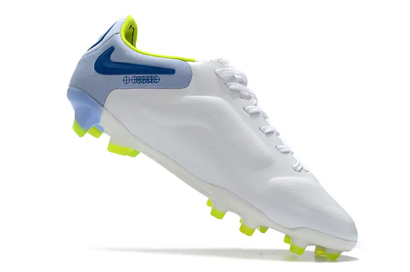 Nike Tiempo Legend 9 Elite FG - White/Sky Blue/Lime Green