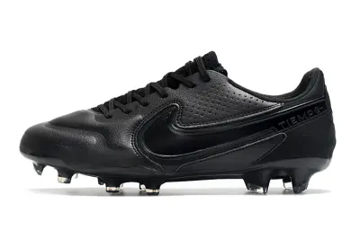 Nike Tiempo Legend 9 Elite FG - Black/Midnight Shadow/Charcoal Black