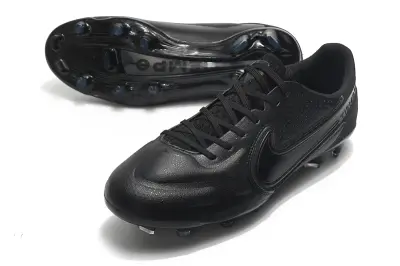 Nike Tiempo Legend 9 Elite FG - Black/Midnight Shadow/Charcoal Black