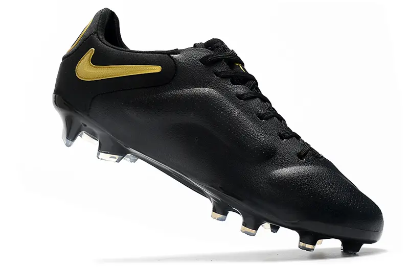 Nike Tiempo Legend 9 Elite FG - Black/Gold Accent/Black Design