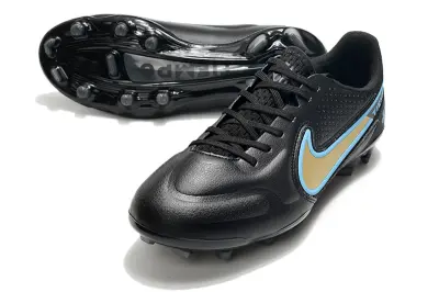 Nike Tiempo Legend 9 Elite FG - Black/Gold/Blue