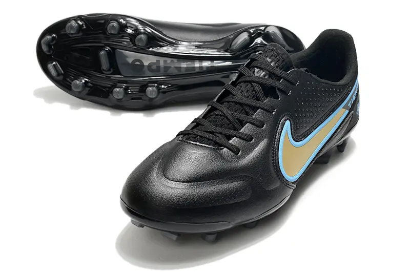 Nike Tiempo Legend 9 Elite FG - Black/Gold/Blue