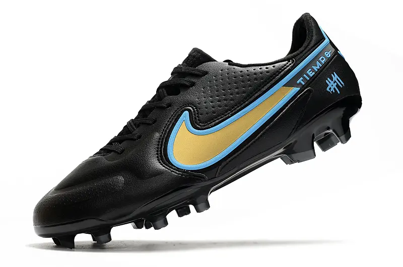 Nike Tiempo Legend 9 Elite FG - Black/Gold/Blue