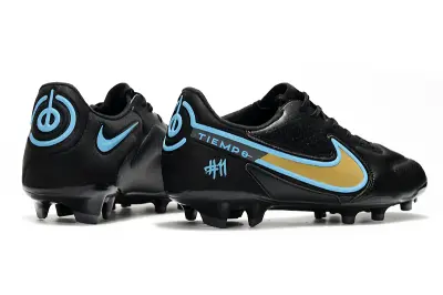 Nike Tiempo Legend 9 Elite FG - Black/Gold/Blue