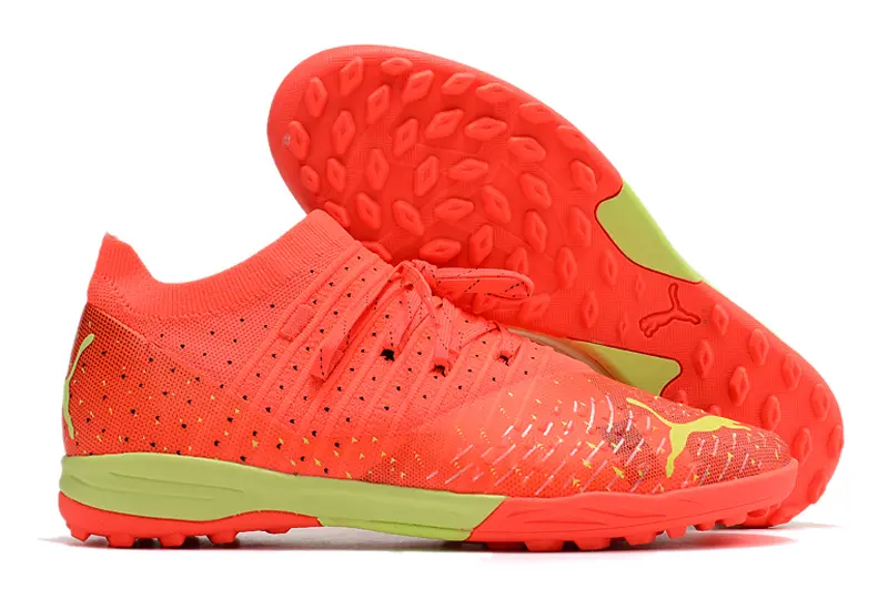 Puma Future Z 1.3 Pro TF - Red/Vibrant Orange/Lime Green
