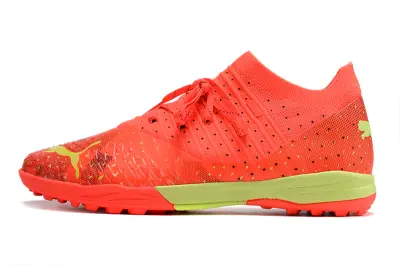 Puma Future Z 1.3 Pro TF - Red/Vibrant Orange/Lime Green