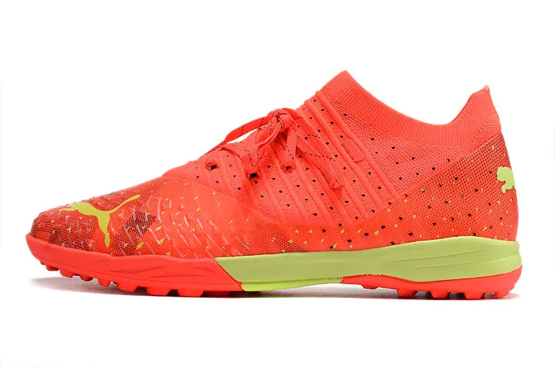 Puma Future Z 1.3 Pro TF - Red/Vibrant Orange/Lime Green