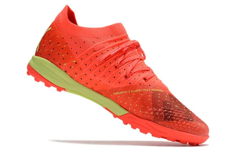 Puma Future Z 1.3 Pro TF - Red/Vibrant Orange/Lime Green