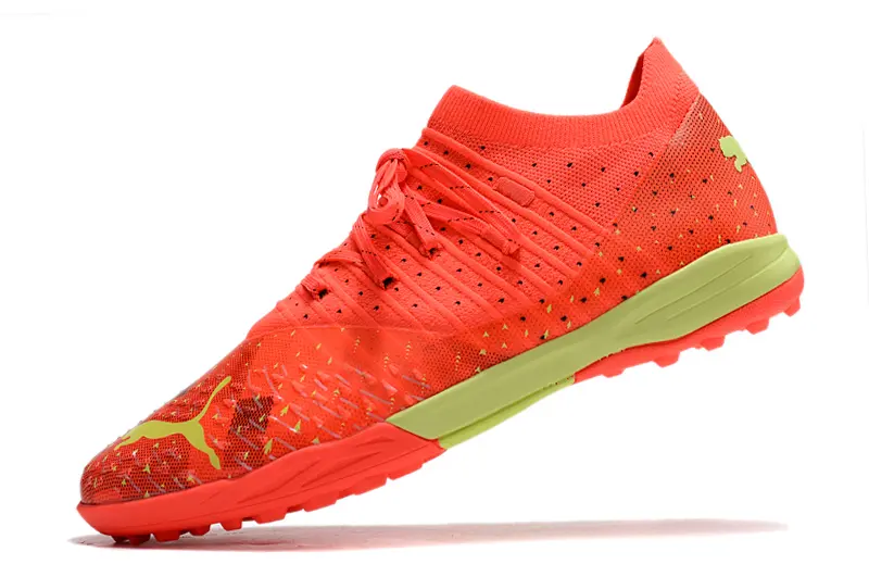 Puma Future Z 1.3 Pro TF - Red/Vibrant Orange/Lime Green