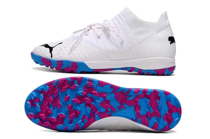 Puma Future Z 1.3 Pro TF - White/Vibrant Pink/Turquoise