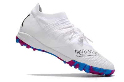 Puma Future Z 1.3 Pro TF - White/Vibrant Pink/Turquoise