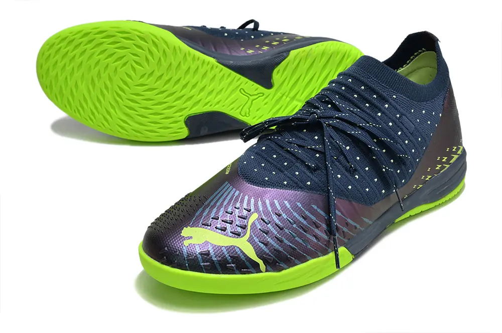 Puma Future Z 1.3 IC - Navy/Electric Lime/Navy Blue