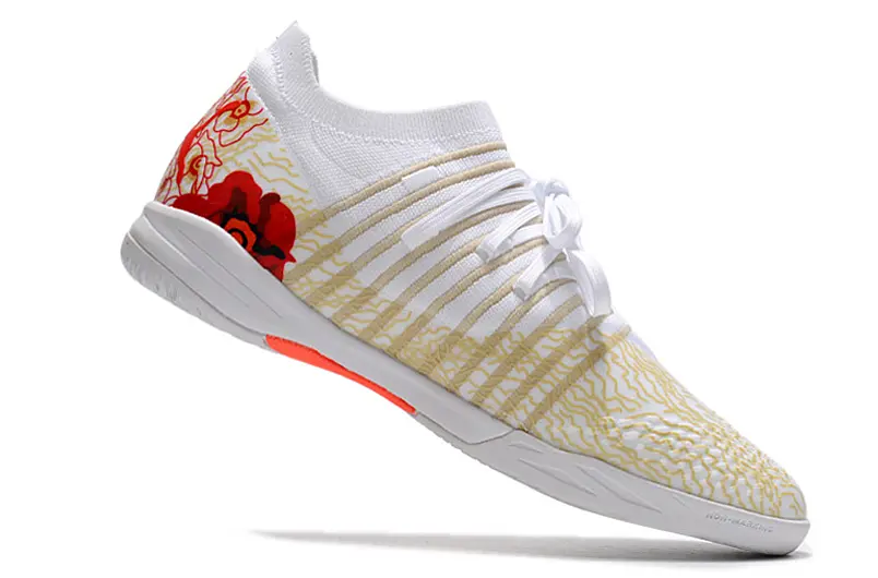 Puma Future Z 1.3 IC - White/Lively Coral/Muted Gold