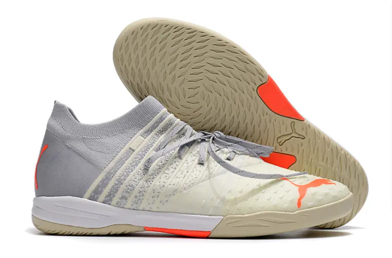 Puma Future Z 1.3 IC - Yellow/Light Grey/Neon Orange