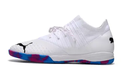 Puma Future Z 1.3 IC - White/Electric Blue/Hot Pink
