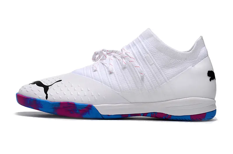 Puma Future Z 1.3 IC - White/Electric Blue/Hot Pink