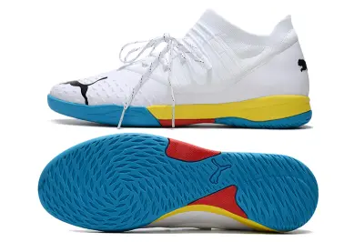 Puma Future Z 1.3 IC - White/Vibrant Blue/Fiery Red